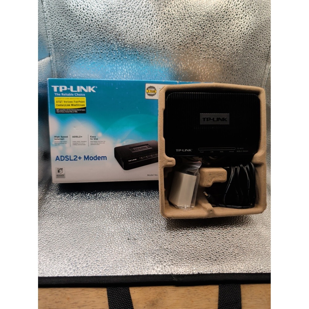 TP-LINK ADSL2+ Modem 24Mbps Downstream Bandwidth High Speed Internet TD-8616